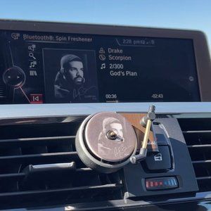 Drake Car Air Freshener Auto Diffuser Turntable Vent Clip Perfume Album Art